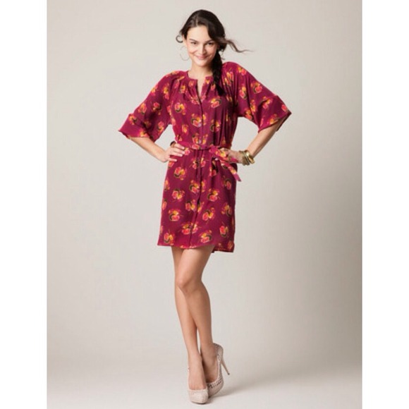 🔴SOLD in bundle🔴Floral shirt dress