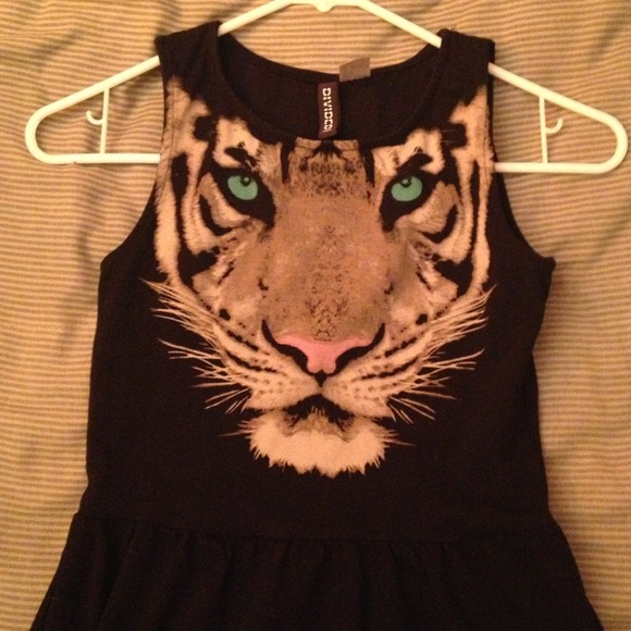 Tiger skater dress