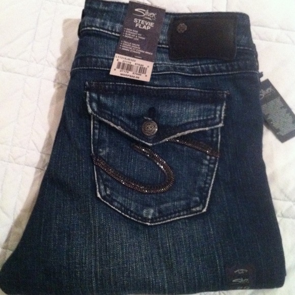Stevie Flap Silver jeans 29x31