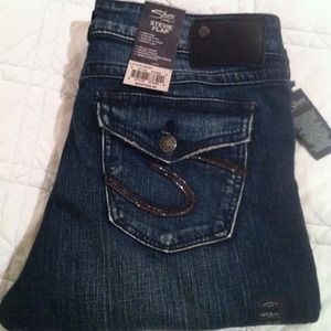 Stevie Flap Silver jeans 29x31