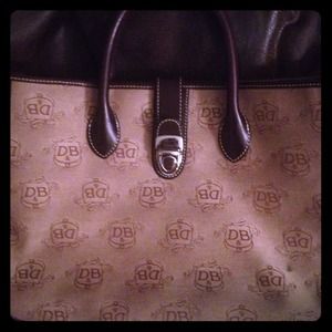 Used Authentic Dooney & Bourke brief case tote .