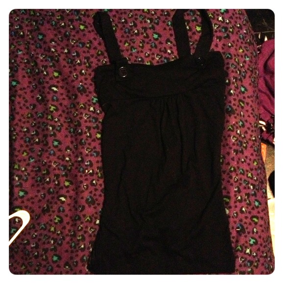 B'way black baby doll top