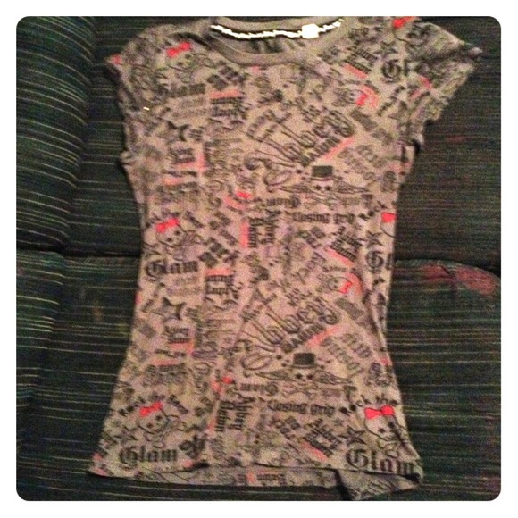 Abbey Dawn skull print tee