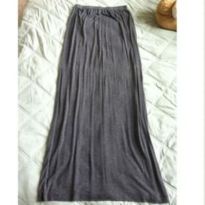 Brandy Melville Charcoal Maxi Skirt