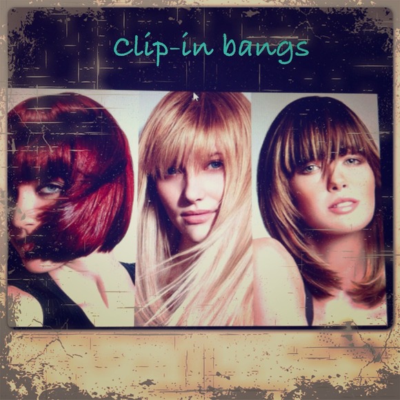 Clip-in Bangs Dark Brown