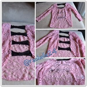 New with tag! Very cute Pale Pink/Old Rose top
