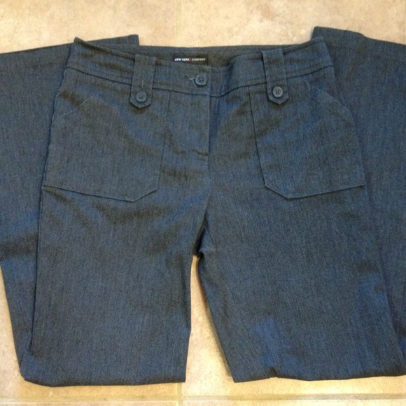 New York & Company petite charcoal gray pant