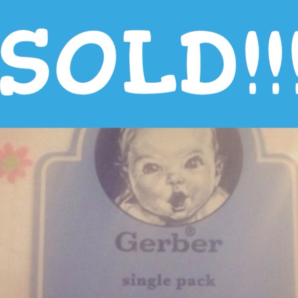 Gerber single pack knit crib sheet