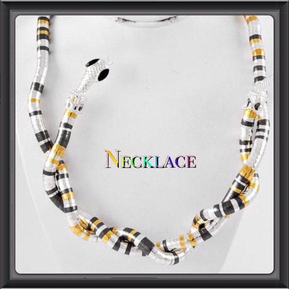 SOLD Snake necklace
