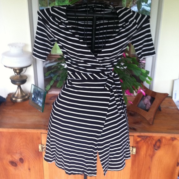 H&M Striped Wrap Dress Size 4 SOLD in bundle