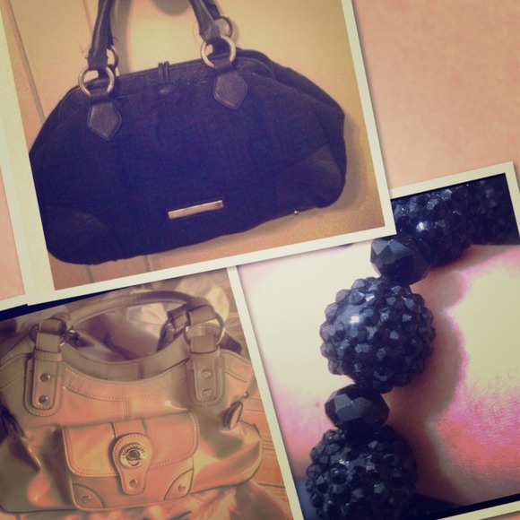 Bundled BCBG Maxasria bag, London fog and bracelet