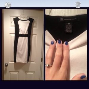 Black & white dress