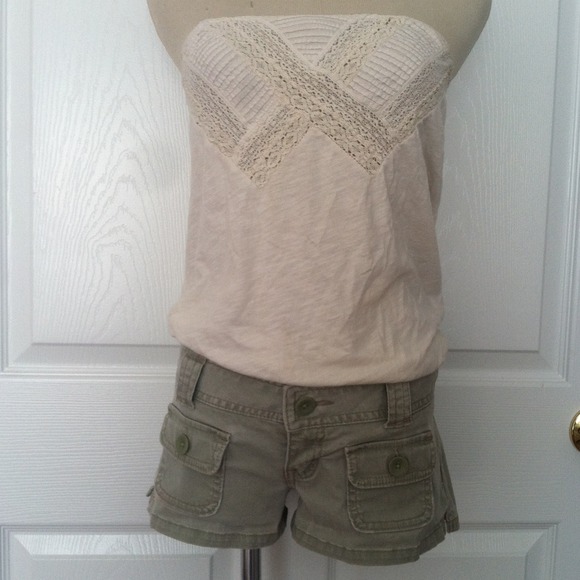 Abercrombie and Fitch pastel green shorts!