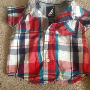 Baby nautica button up