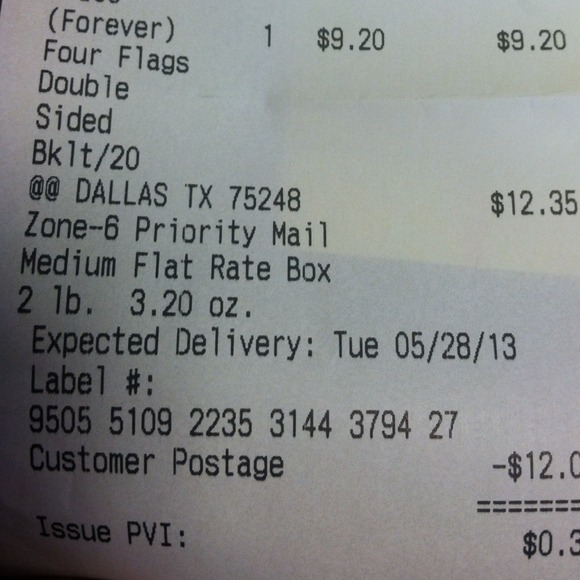 Shipping info