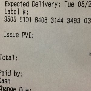 Delivery confirmation