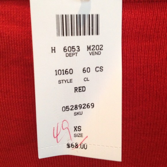 Cache- Vibrant Red Halter Top - Picture 3 of 3