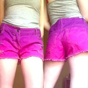 Ombré  purple shorts
