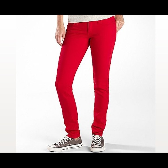 Red Arizona Skinny Jeans