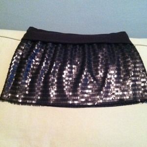 Bebe sequin skirt
