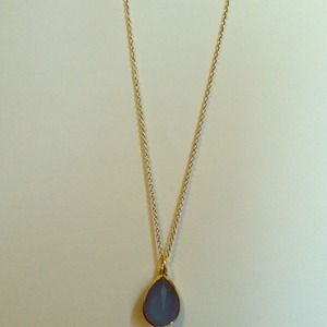 Blue gemstone necklace