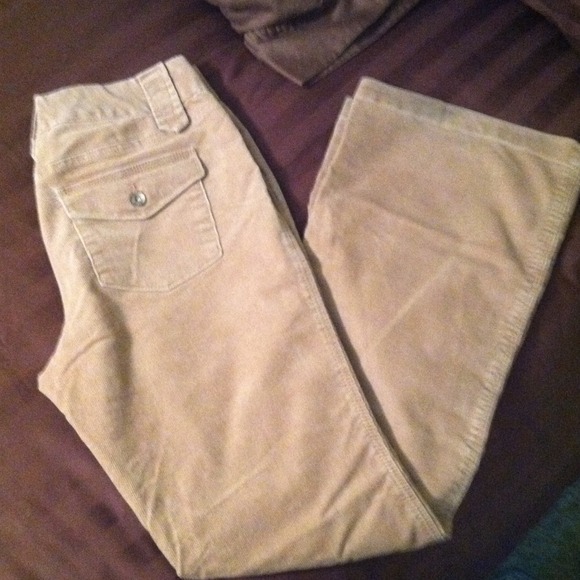 GAP stretch tan corduroy pants