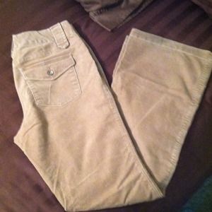 GAP stretch tan corduroy pants
