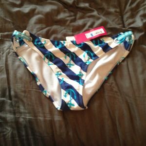 Anchor swim suit bottoms and top BUNDLE