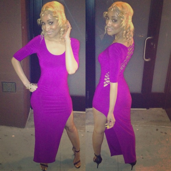 Sexy Formal Maxi Dress w' Side Split