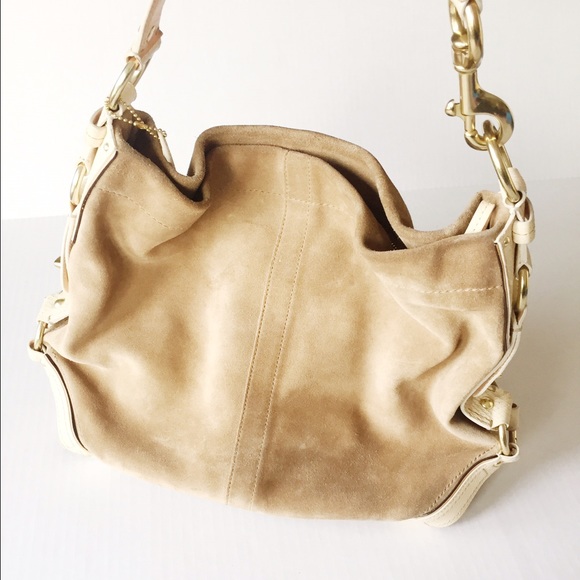 •Coach Carly Large Suede• - Picture 2 of 4