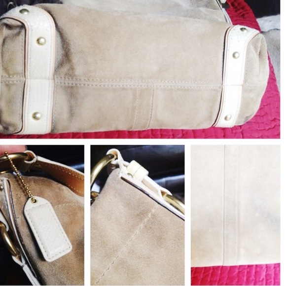 •Coach Carly Large Suede• - Picture 3 of 4