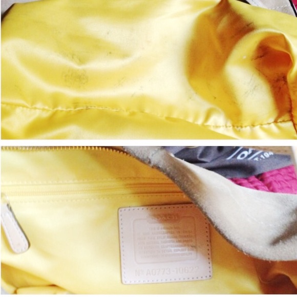 •Coach Carly Large Suede• - Picture 4 of 4