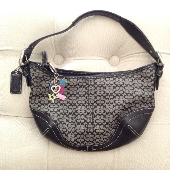 Coach Purse with Keychain