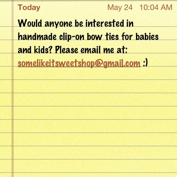 ACCESSORIES, Clip-on bow ties