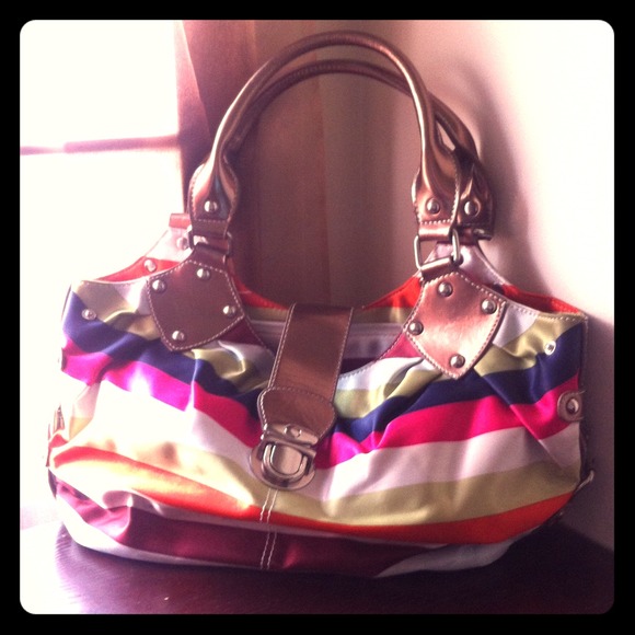 ❌DONATED❌Colorful striped bag