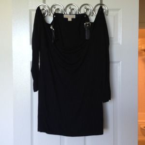 Michael Kors black cotton shirt