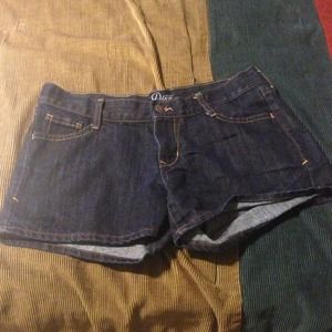 Denim shorts