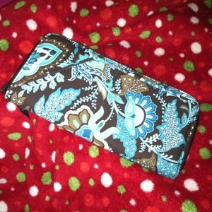 Vera Bradley Java Blue wallet.