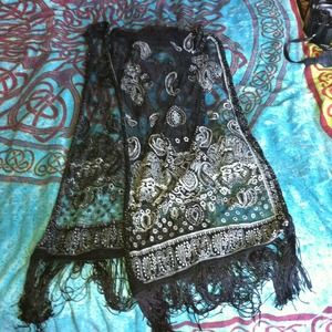 Long lace scarf bought in Mexico