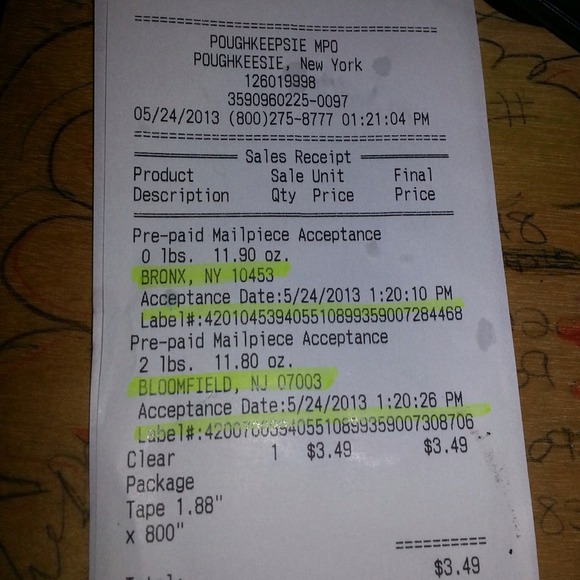 Just proof of shipment for trades that I've done - Picture 1 of 1