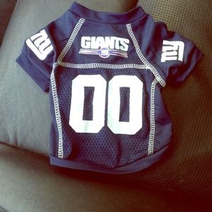 NY Giants jersey for small dog!