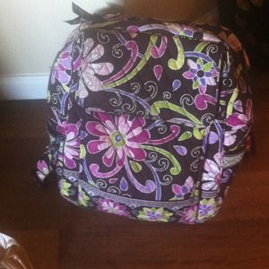 Colorful Vera Bradley large back pack
