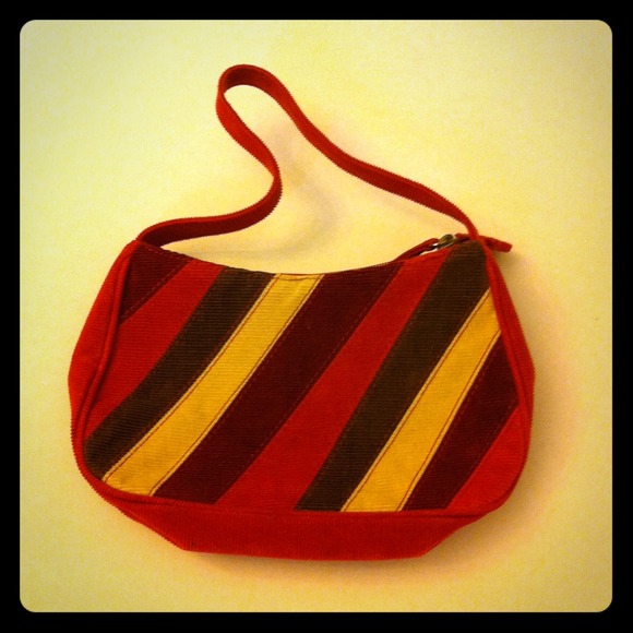 Petite Muticolored GAP Corduroy Purse