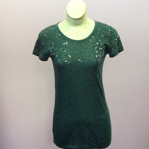 DKNY sequin top