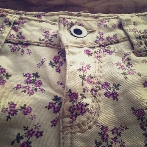 Floral print shorts