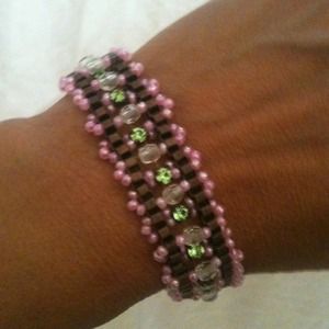 Whimsical beaded bracelet