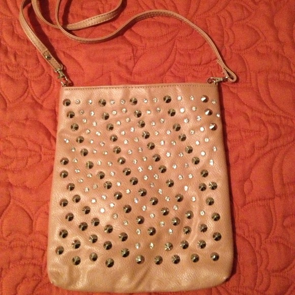 Rose Pink w/ Rhinestones Crossover