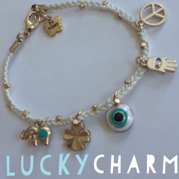 Jewelry - White lucky charm bracelet
