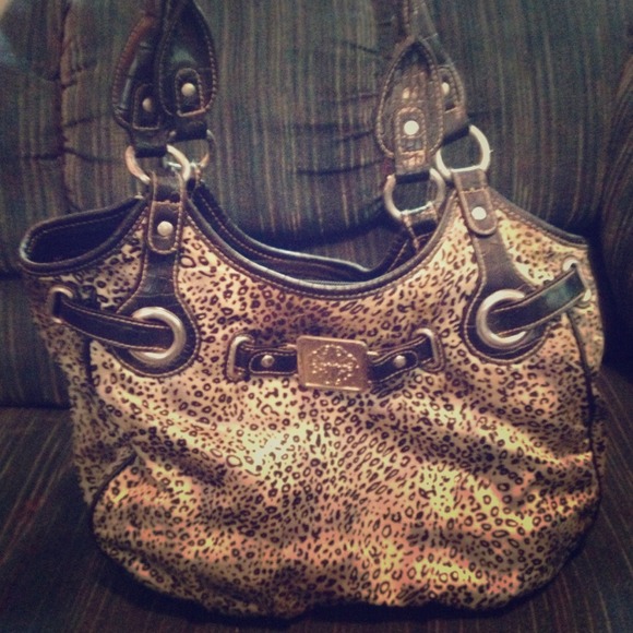 Treviso leopard print handbag