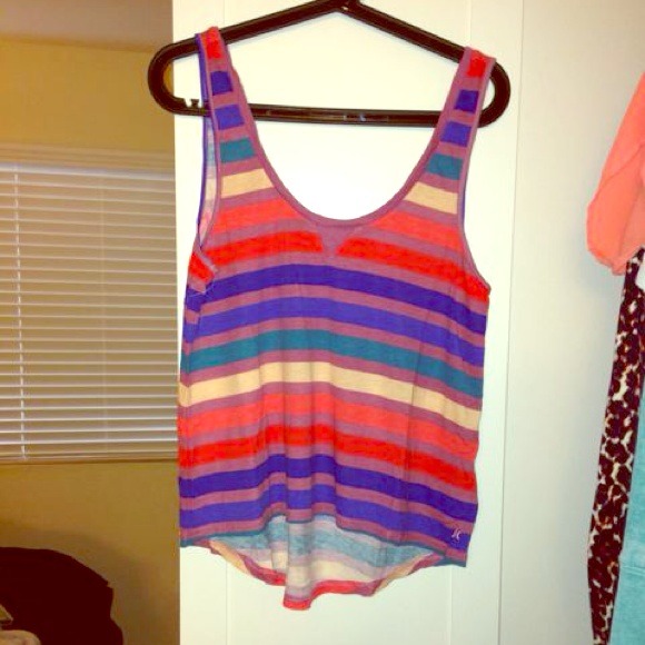 SOLD!!! High low Hurley tank top.